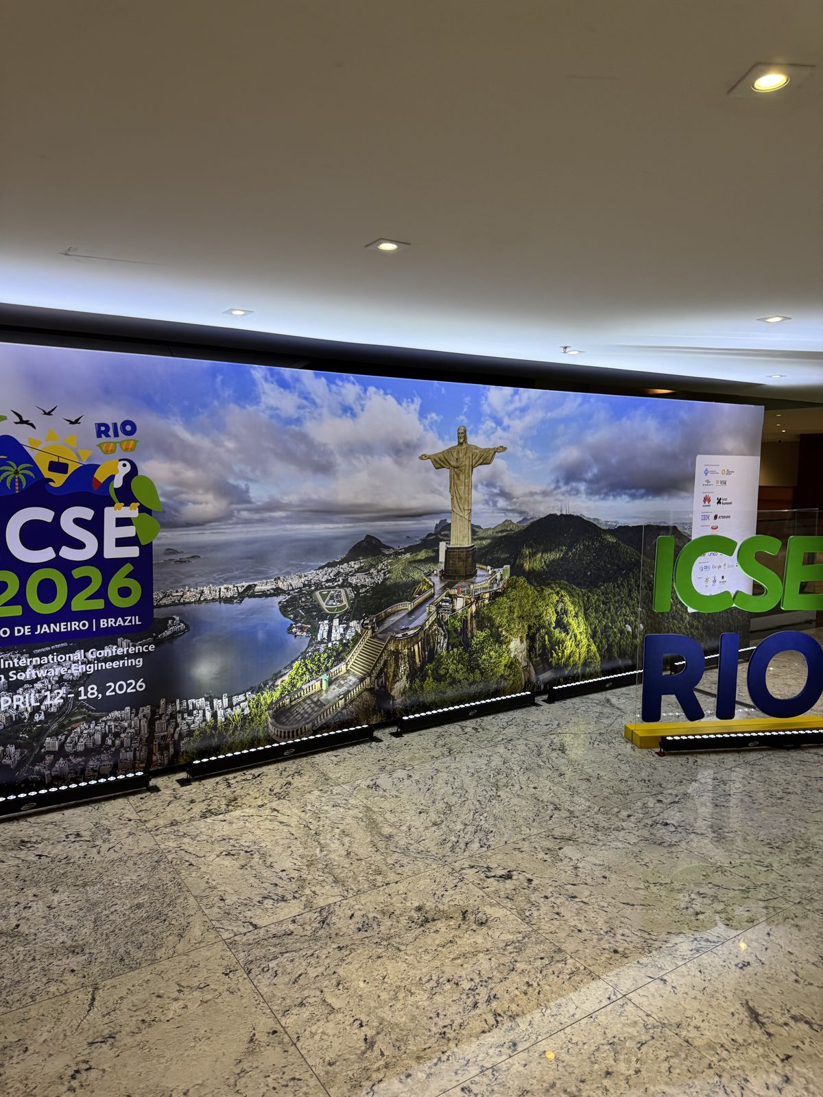 ICSE 2026 Rio entrance signage