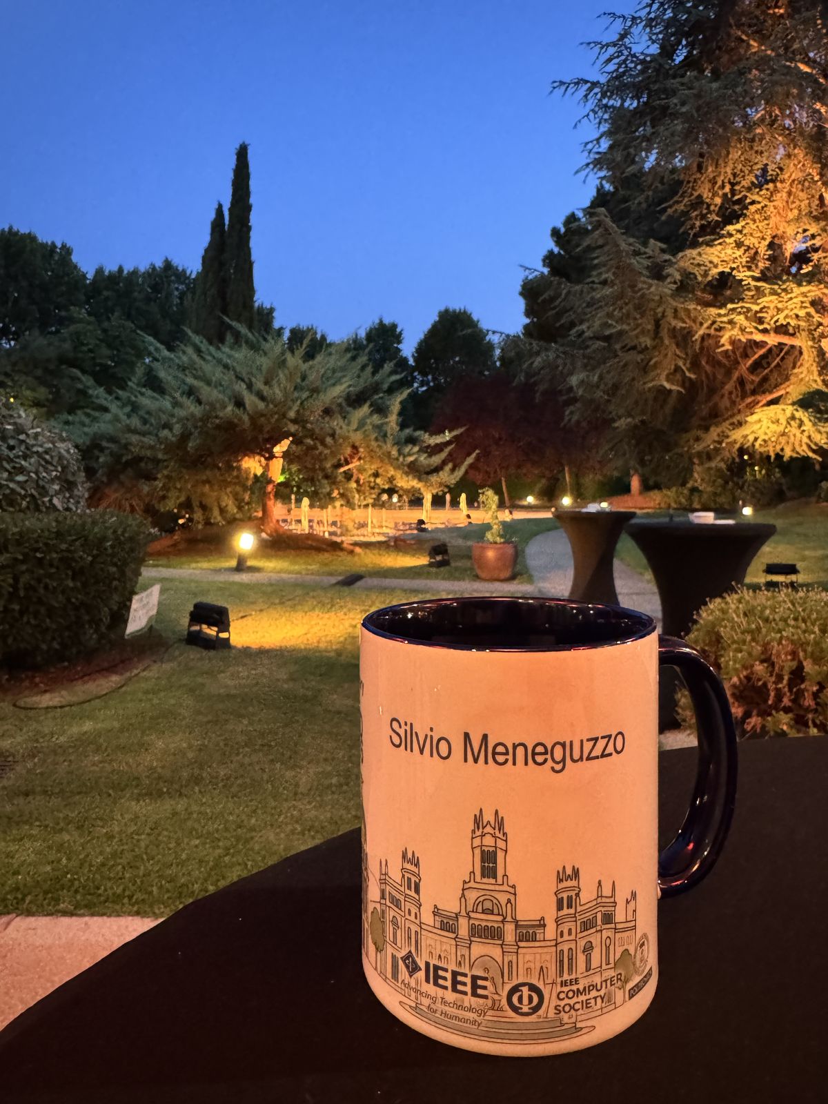 Personalised IEEE Computer Society mug gifted at COMPSAC 2026